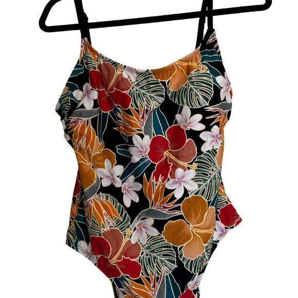 Floral Hurley One Piece Swimsuit - Picture 1 of 2